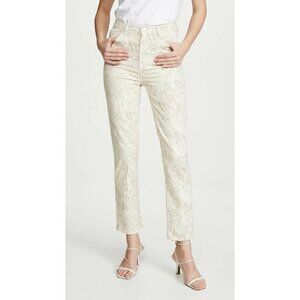 J Brand Women Beige Denim Jules High Rise Ankle Straight Jeans Size 26 JB002810
